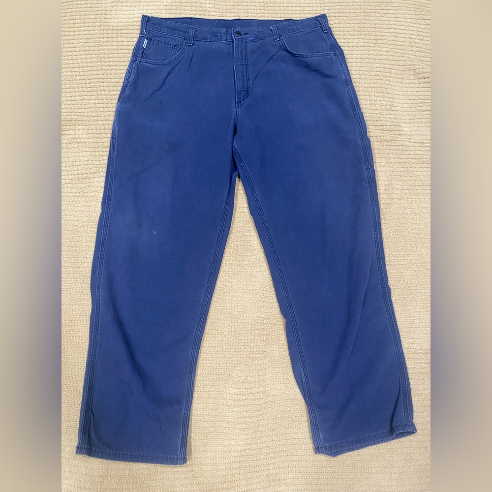 Carhartt fire resistant work pants. Blue size 40x32